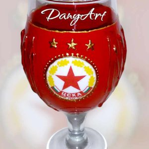 Чаша за бира с лого ЦСКА - DanyArt