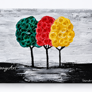 Картина Фантазия – ръчно рисувана, 30 × 40 см